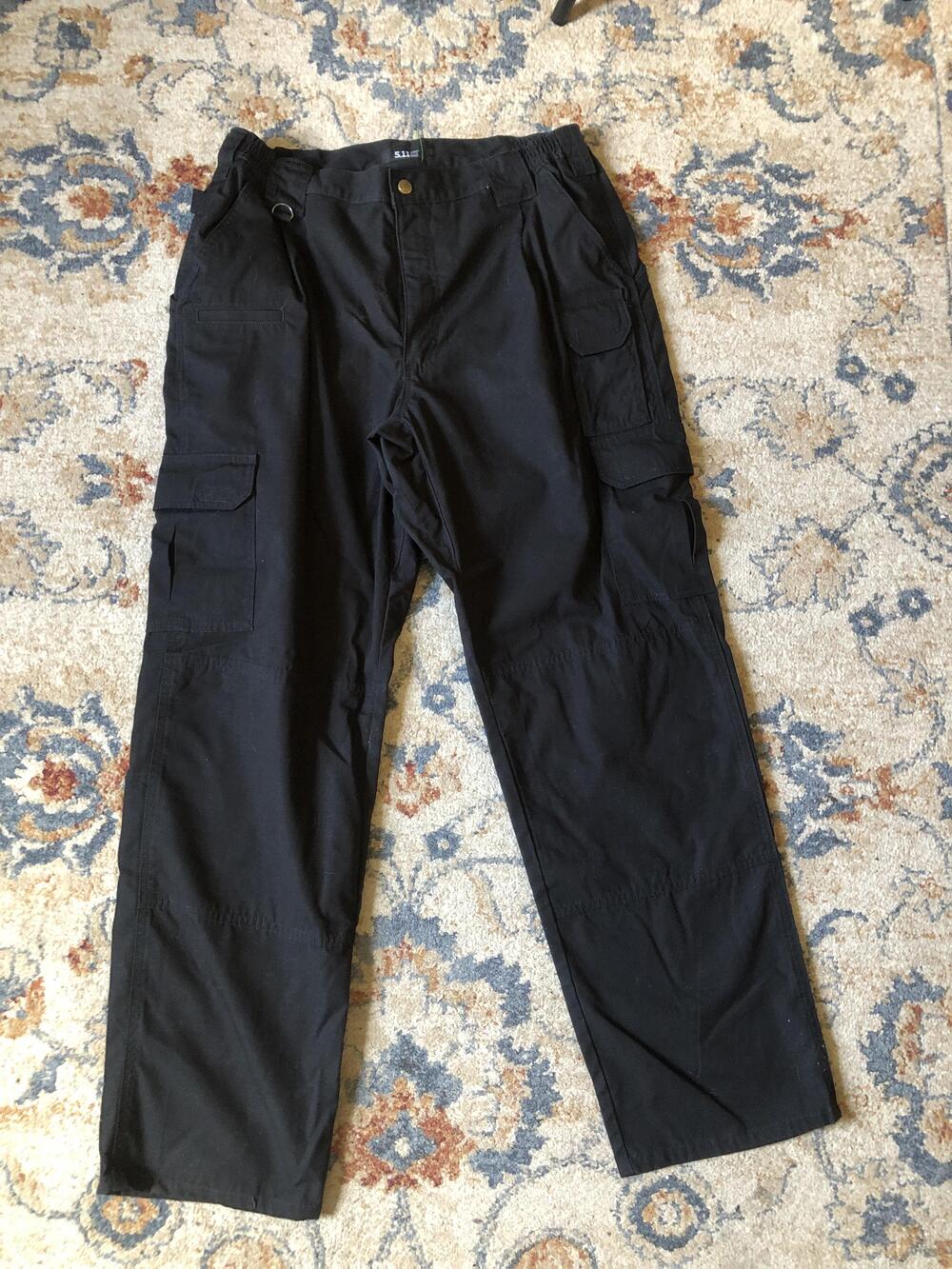 5.11 Tactical Cargo Pants Mens 34x31 Black Utility Work Outdoor Police EMT